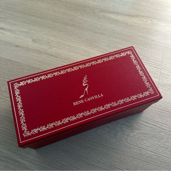 Rene Caovilla Blue Green Gradient Swarovski Crystal Thong Sandals - Picture 10 of 11